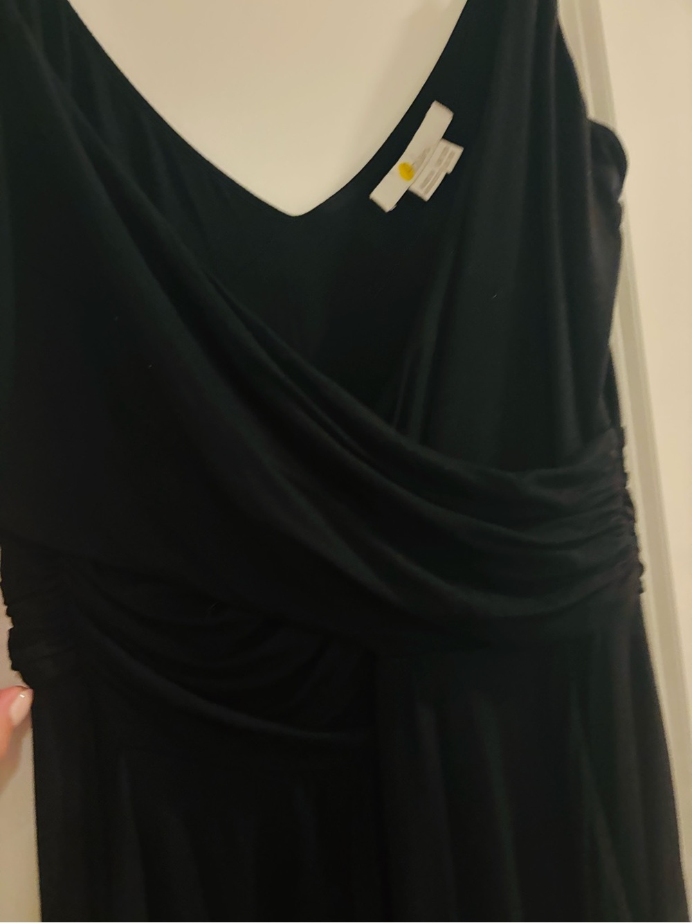 Boden Black Jersey Maxi Slip Dress
